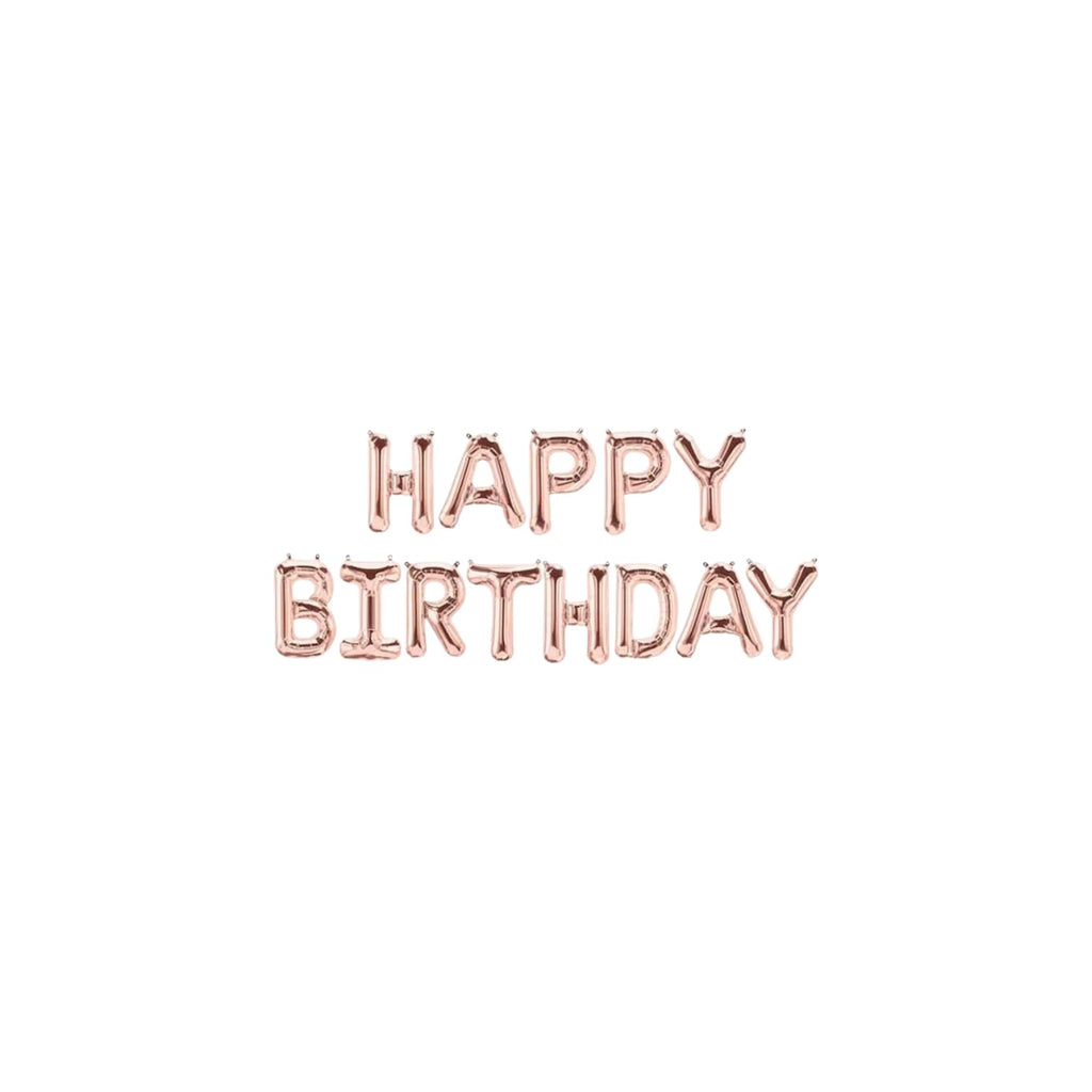 Happy Birthday Foil Banner