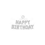 Happy Birthday Foil Banner