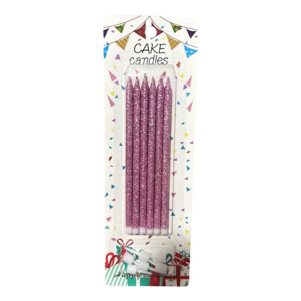 Full glitter candle