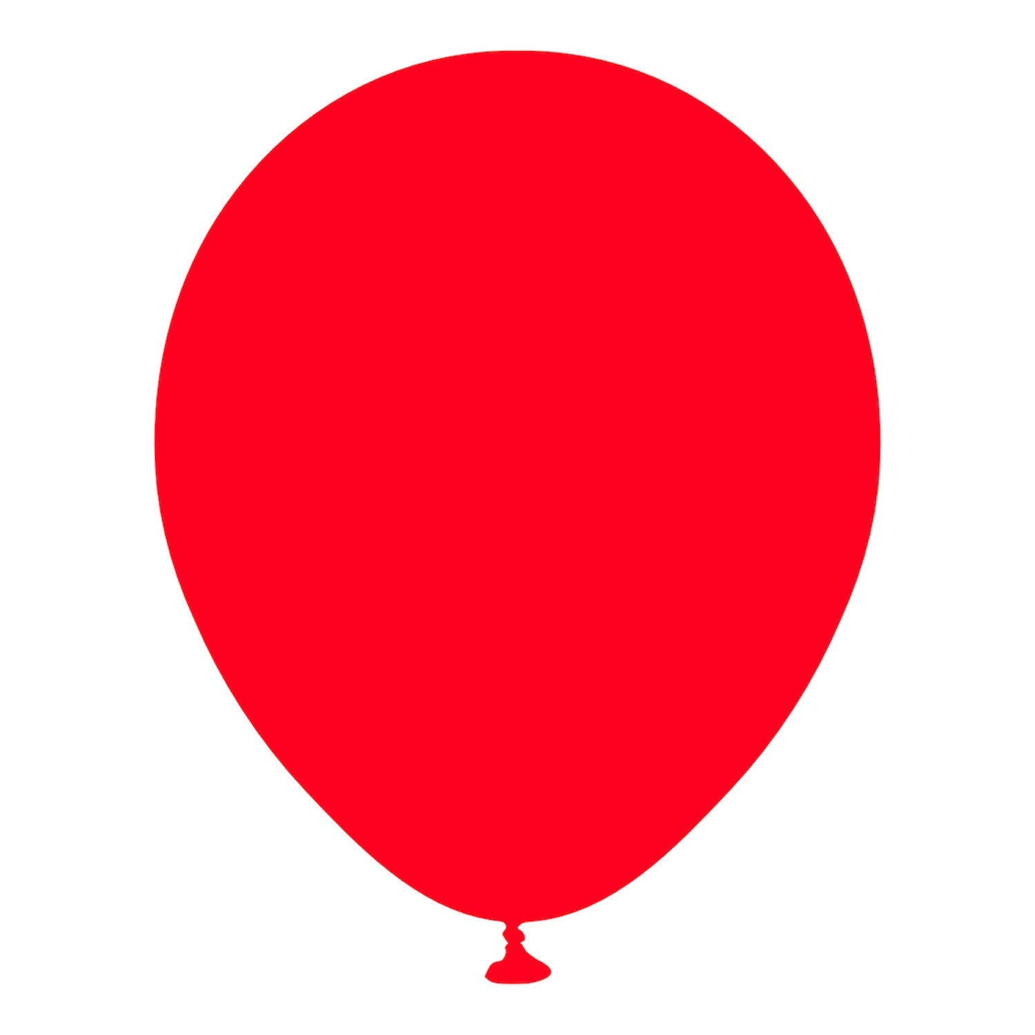 11" Solid Red