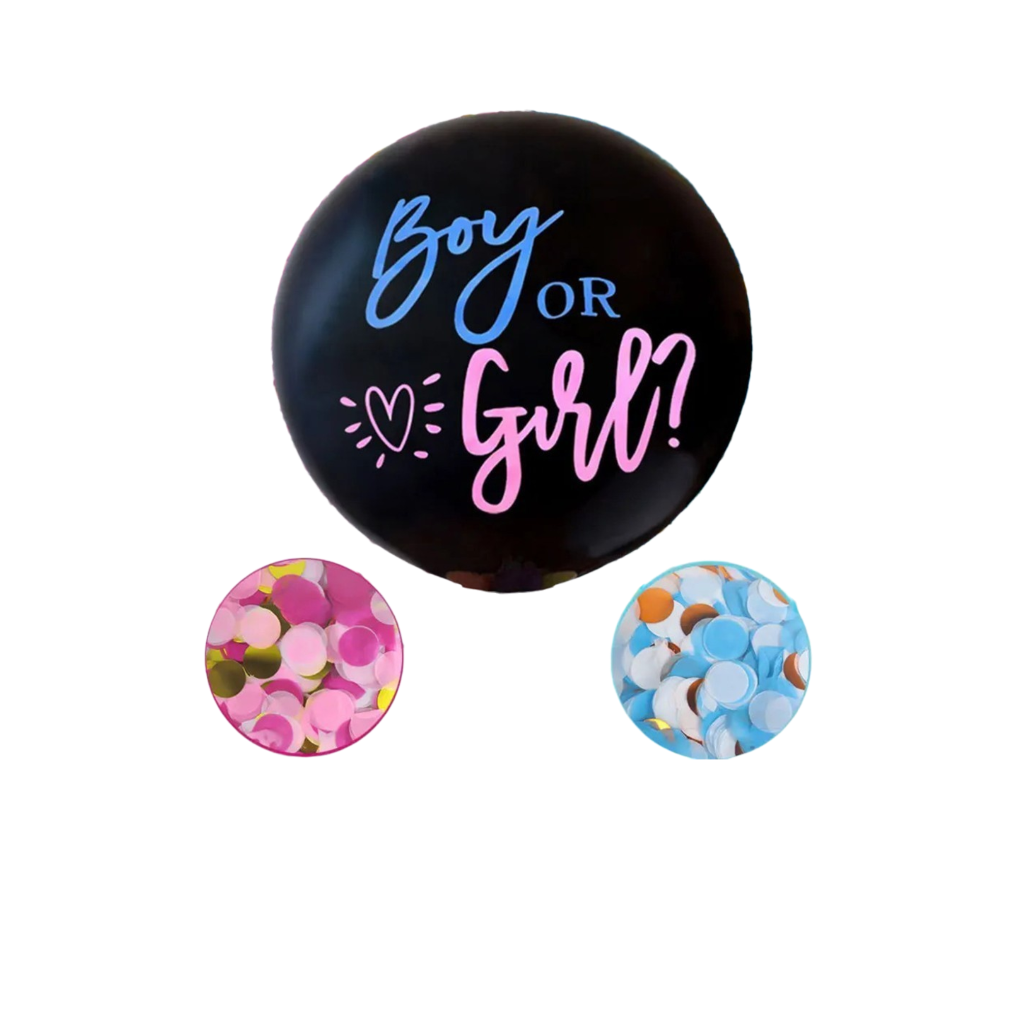 Gender Reveal Latex Pop Balloon
